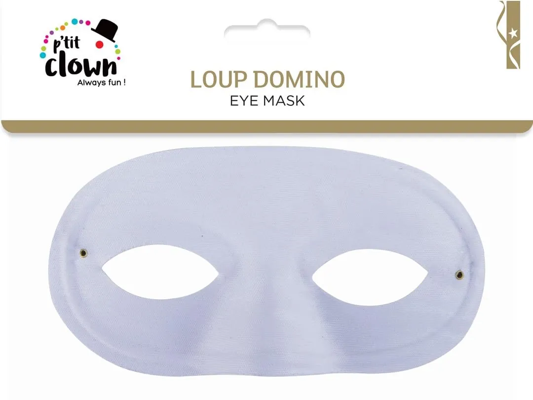 P'tit Clown domino lupo tessuto adulto colore casuale 1 pezzo