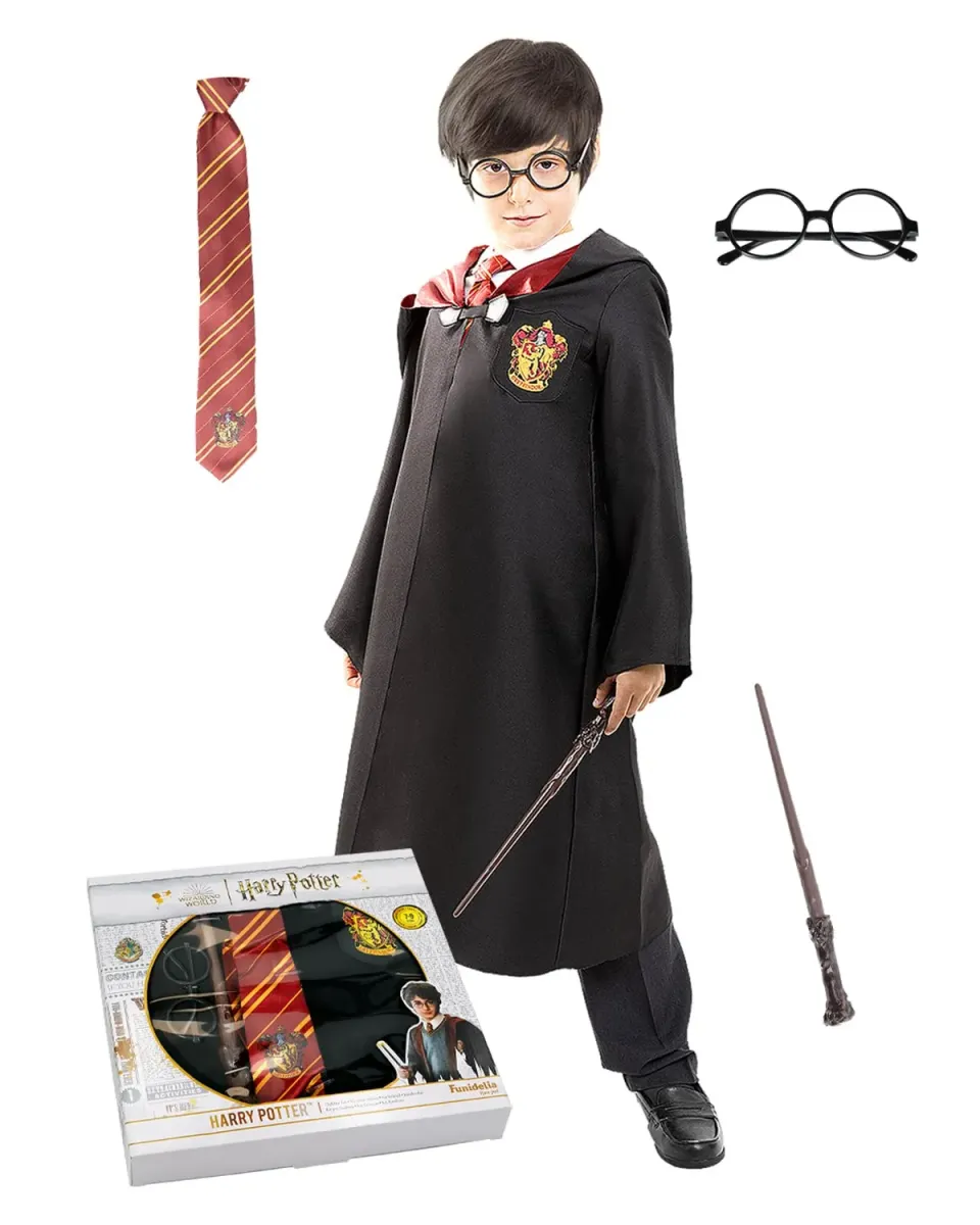 Funidelia Harry Potter Kit Costume Bambino 3-4 Anni Ufficiale