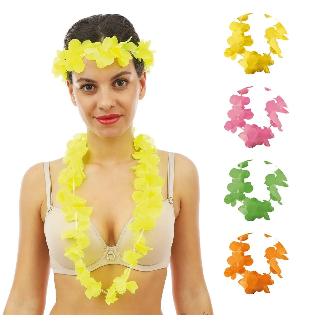 P'tit Clown 50407 Collana Hawaiana Fluo Poliestere Casual