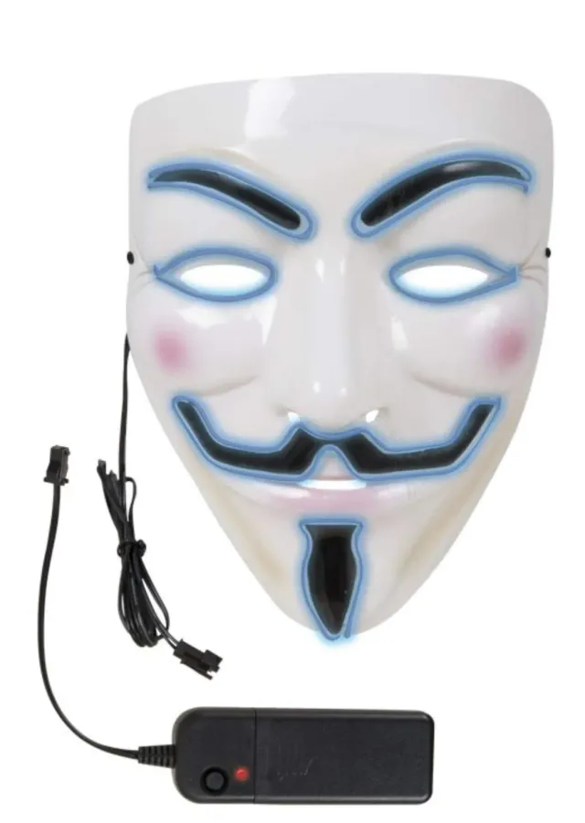 P'tit Clown re44062 Maschera Luminosa Anonima LED