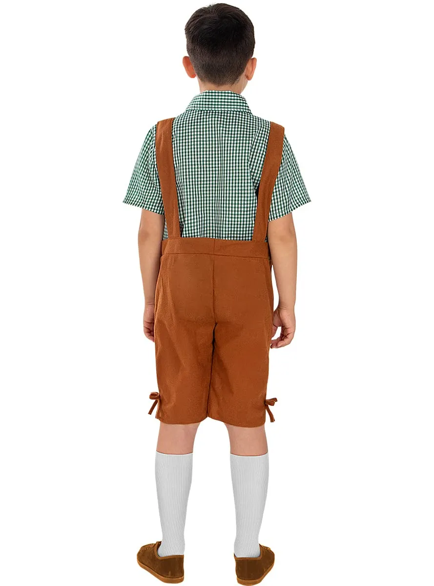 Funidelia Oktoberfest costume bambino marrone tirolese