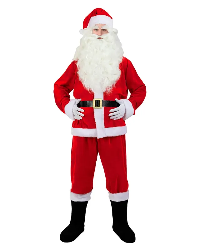 Funidelia Babbo Natale Deluxe costume uomo L completo