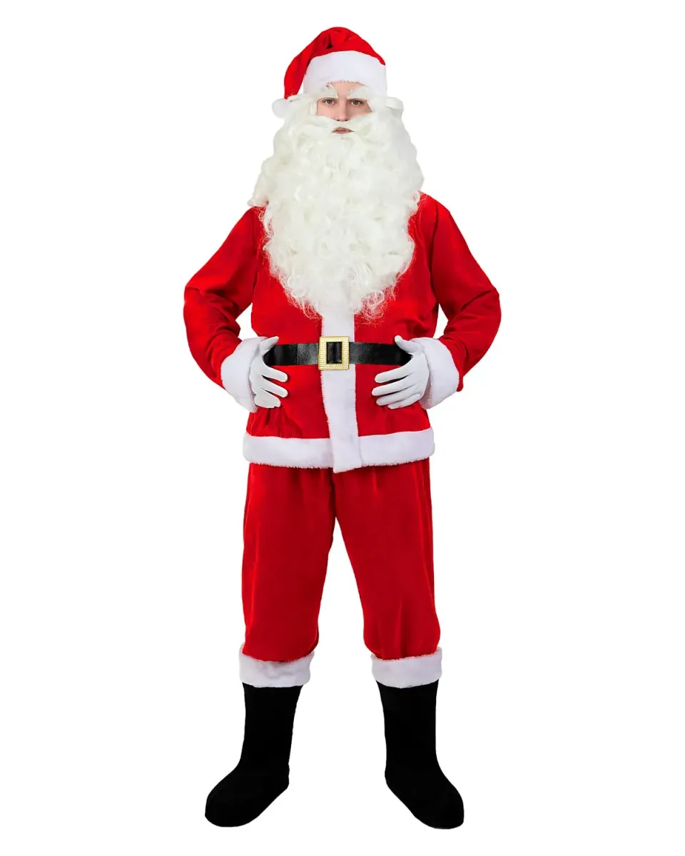 Funidelia Babbo Natale Deluxe costume uomo L completo