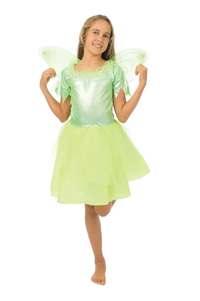 P'tit Clown Fata costume bambina vestito con ali 10-12 anni