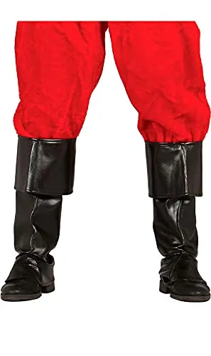 Guirca copristivali neri uomo costume pirata
