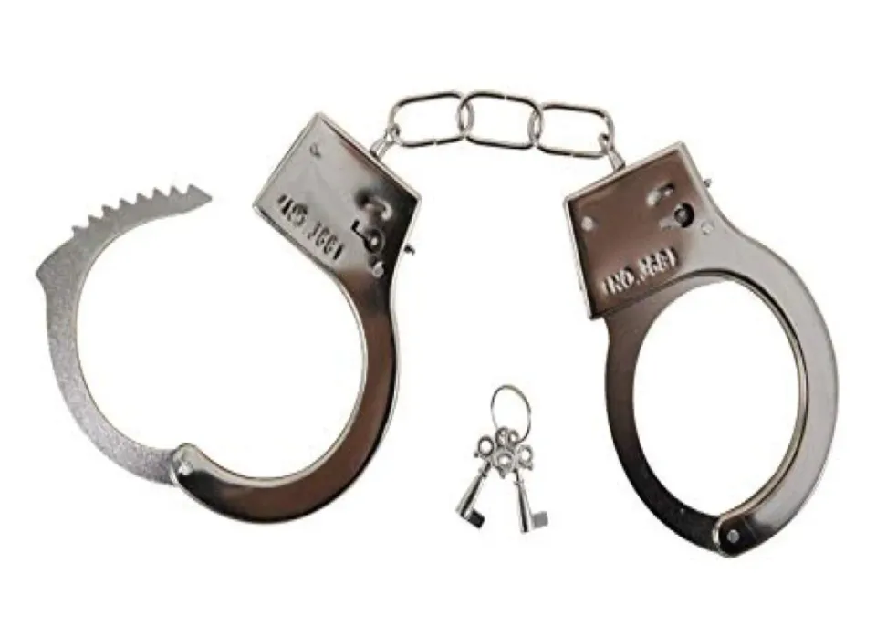 P'tit Clown Manette metallo poliziotto adulto