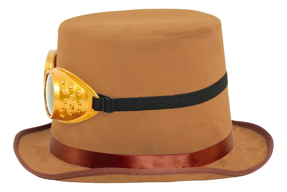 Guirca 13006 cilindro steampunk marrone taglia unica
