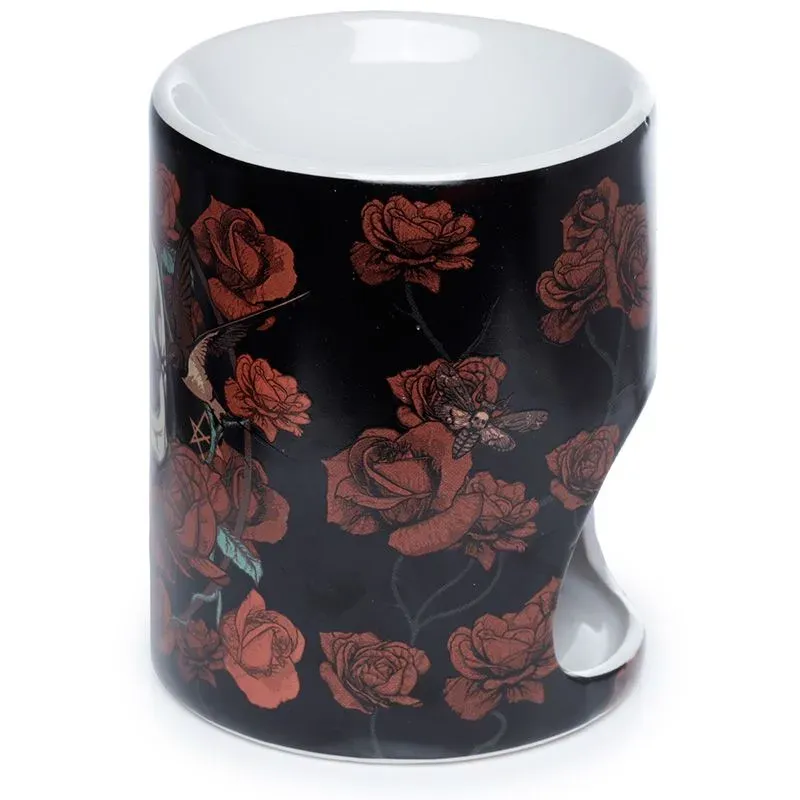 La Bottega di Merlino Brucia Essenze Ceramica Rose Teschi