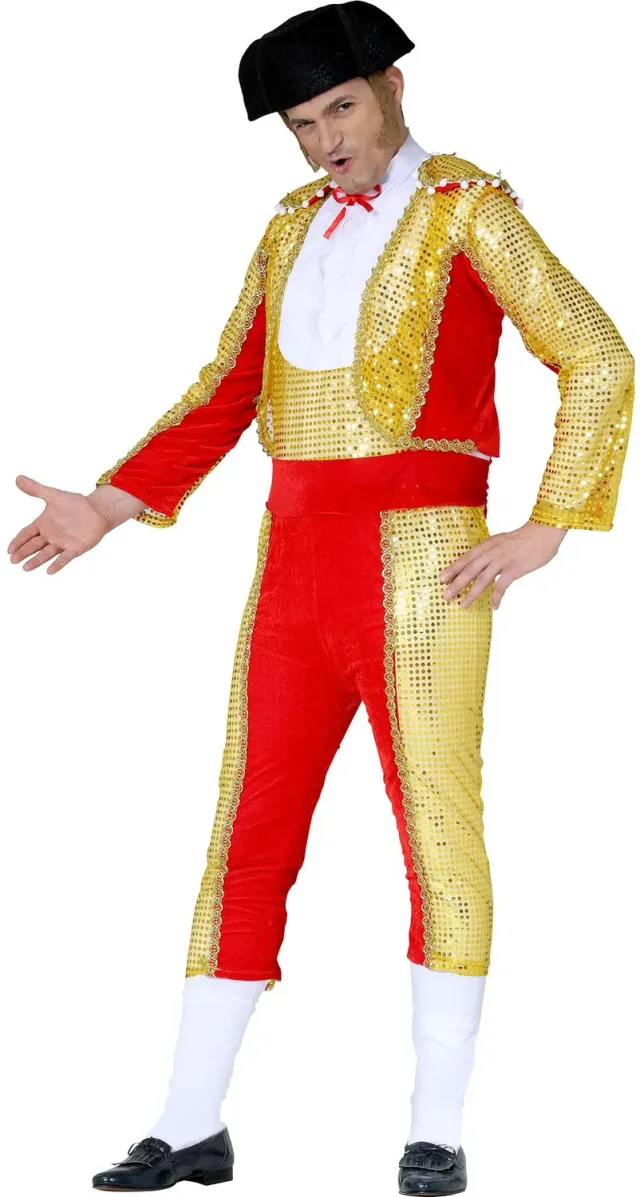 Guirca Torero costume uomo 48-50 oro rosso