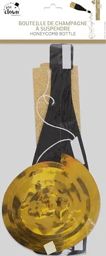 P'tit Clown Re22845 bottiglia champagne oro appendere