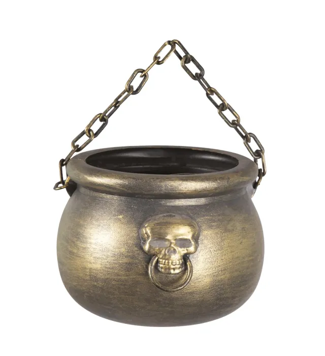 P'tit Clown Re23016 Calderone Strega Dorato 23 cm con Catena