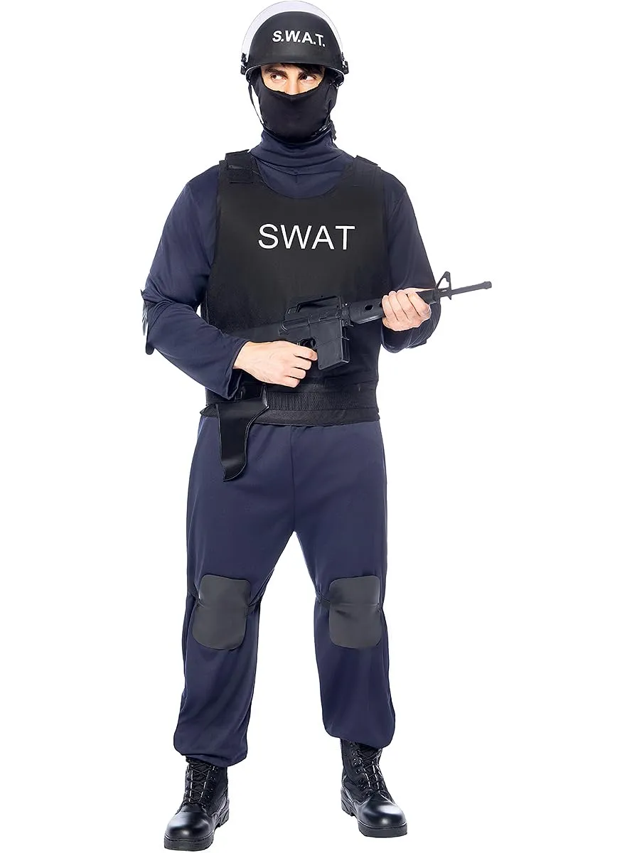 Funidelia Costume SWAT Uomo M Blu Scuro