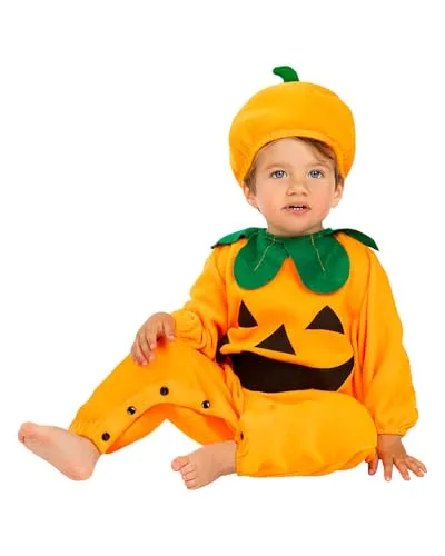 Funidelia Zucca costume bambino 0-6 mesi tutina arancione