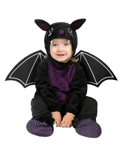 Funidelia Costume Pipistrello neonato 6-12 mesi tutina
