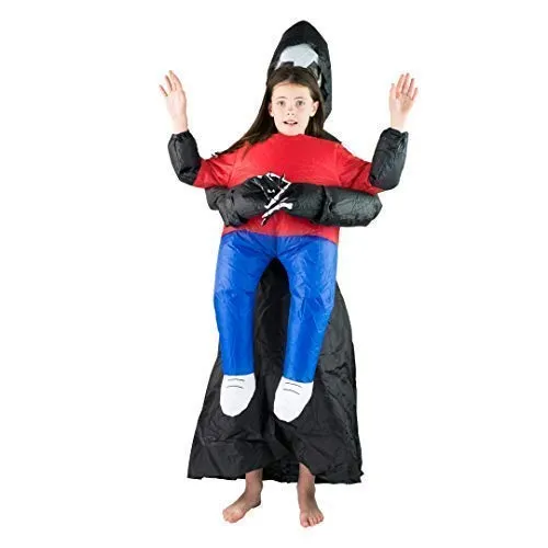 Bodysocks costume gonfiabile triste mietitore bambino con ventola