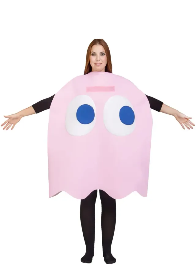 Funidelia Pac-Man Fantasma Pinky costume rosa taglia unica