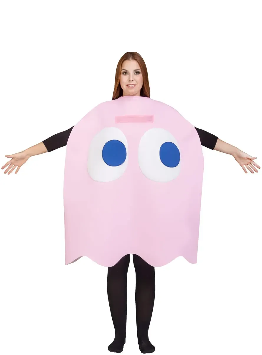Funidelia Pac-Man Fantasma Pinky costume rosa taglia unica