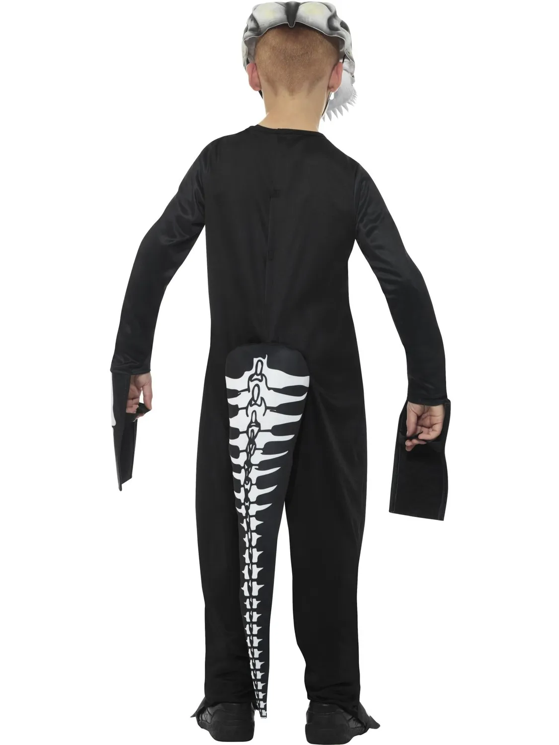 Smiffys T-Rex Skeleton costume bambino S 4-6 anni con maschera 3D