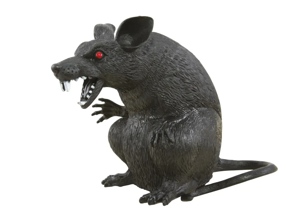 P'tit Clown Ratto Posseduto decorazione nero 18 cm Halloween