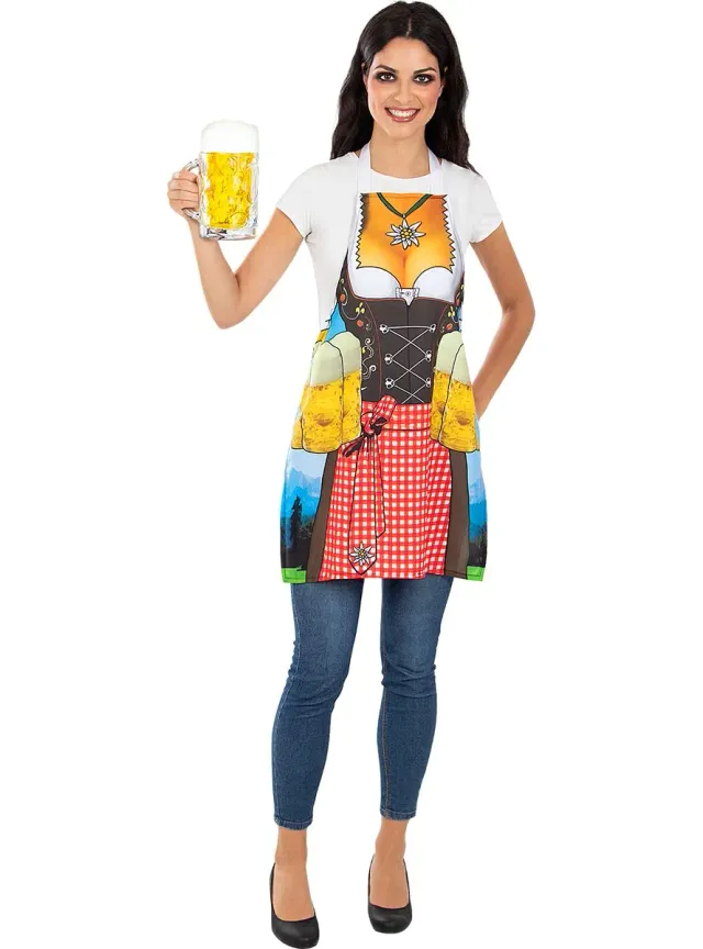 Funidelia Oktoberfest Grembiule Costume Donna Tirolese