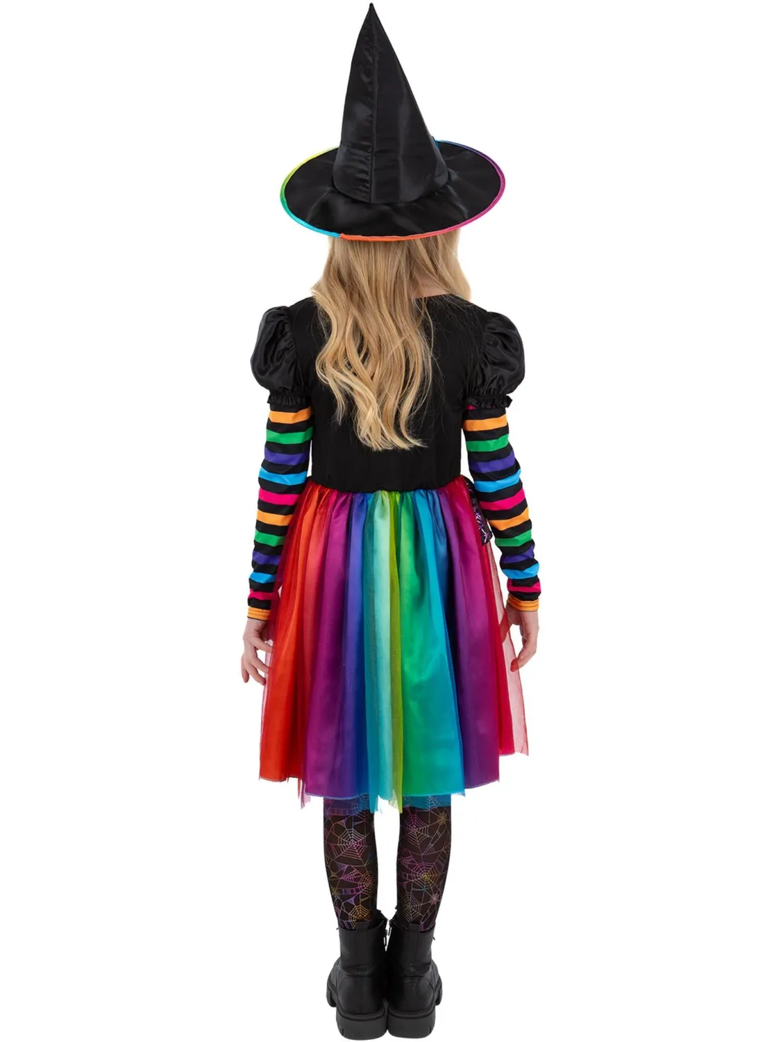 Smiffys Rainbow Witch Costume strega bambina 4-6 anni multicolore