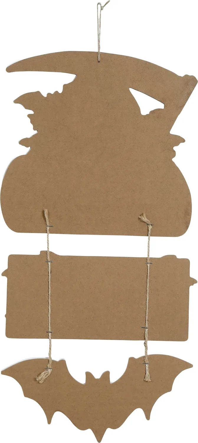 Fiestas Guirca Cartello Porta Halloween mietitore 60 cm legno