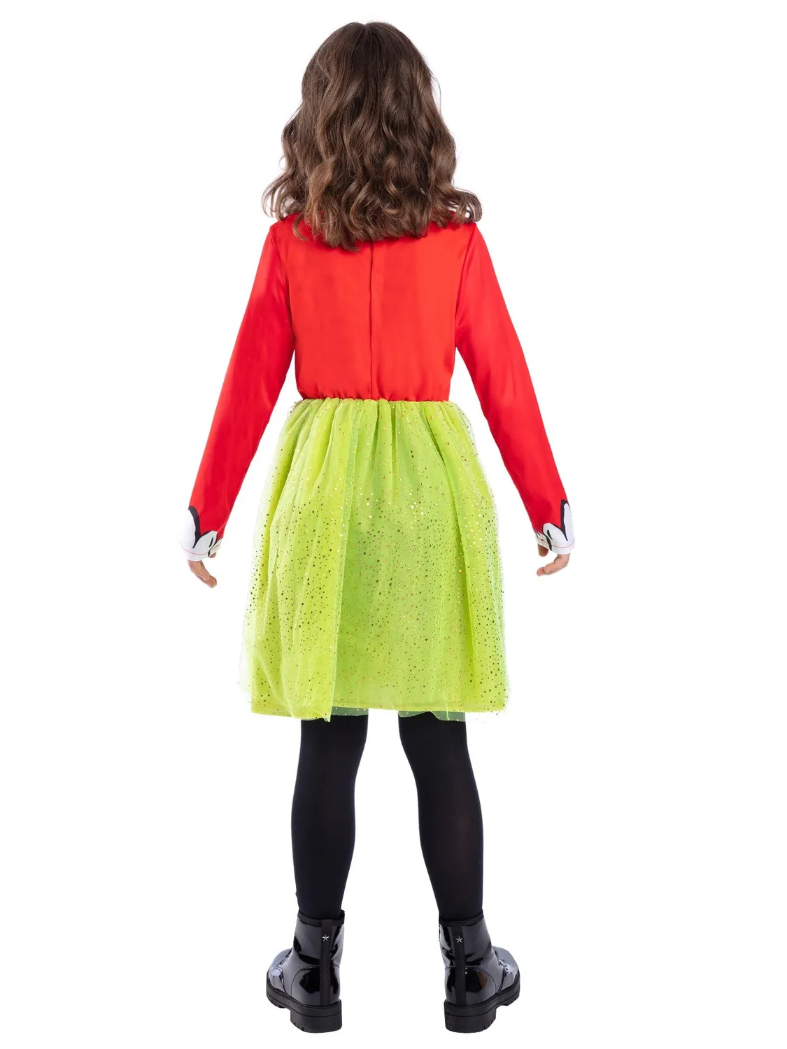 Smiffys Dr Seuss Grinch Santa costume bambina 7-9 anni