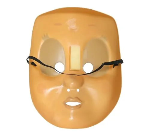 Fiestas Guirca Calavera maschera PVC bianca taglia unica