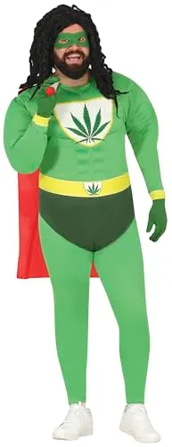 Guirca Cannabis costume uomo XXL muscoli