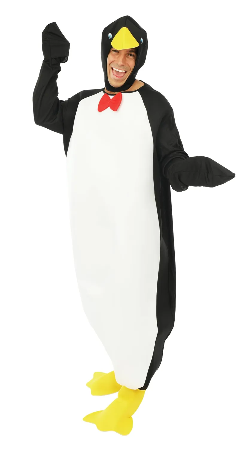 P'tit Clown 23967 Costume Pinguino Adulto Taglia Unica