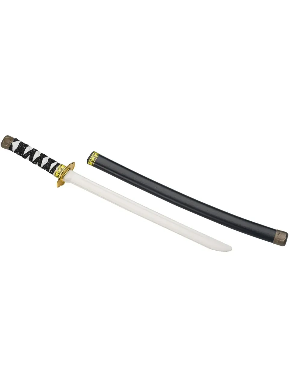 Smiffys Ninja Warrior spada katana nera 60 cm giocattolo