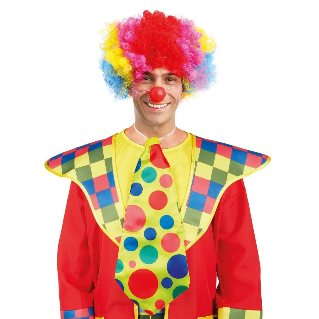 P'tit Clown 14525 cravatta gigante clown multicolore
