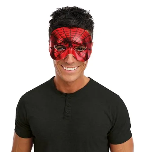 P'tit Clown 10240 Maschera Uomo Ragno Adulto Rossa