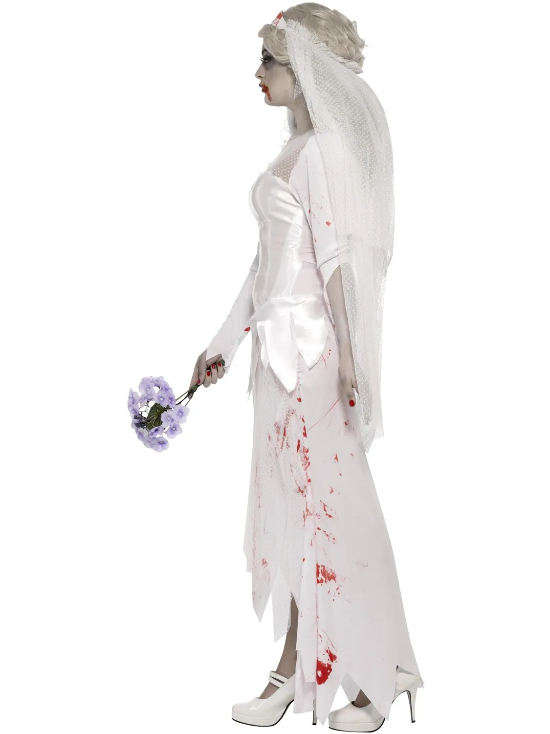 Smiffys Zombie Sposa Costume Donna S Sangue