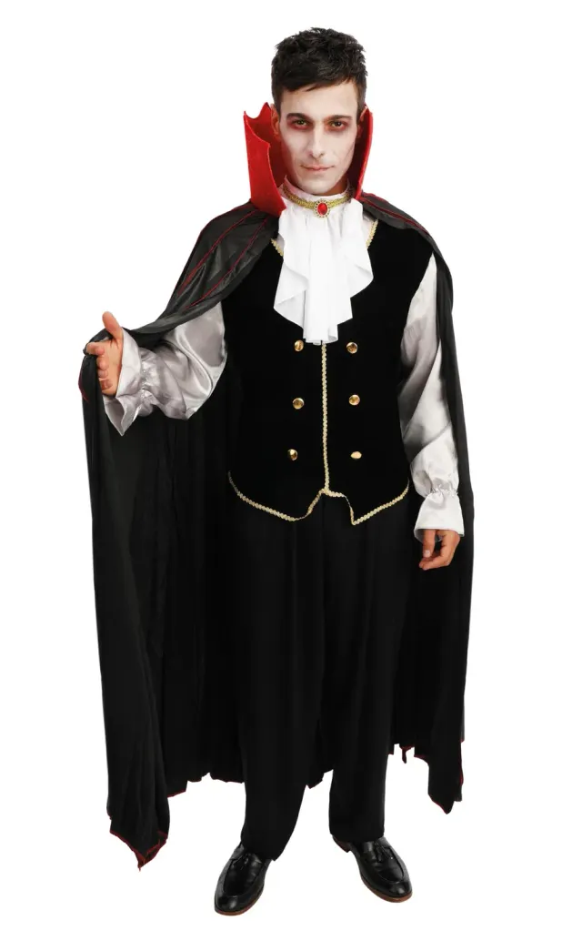 P'tit Clown Conte Costume Vampiro Uomo S/M Halloween