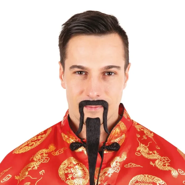 P'tit Clown Re22706 Barba e Baffi mandarino nero adesivo