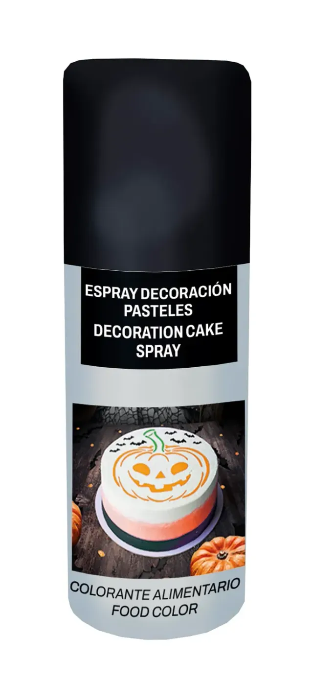 Fiestas Guirca Spray Decorazione Torte Nero 100 ml