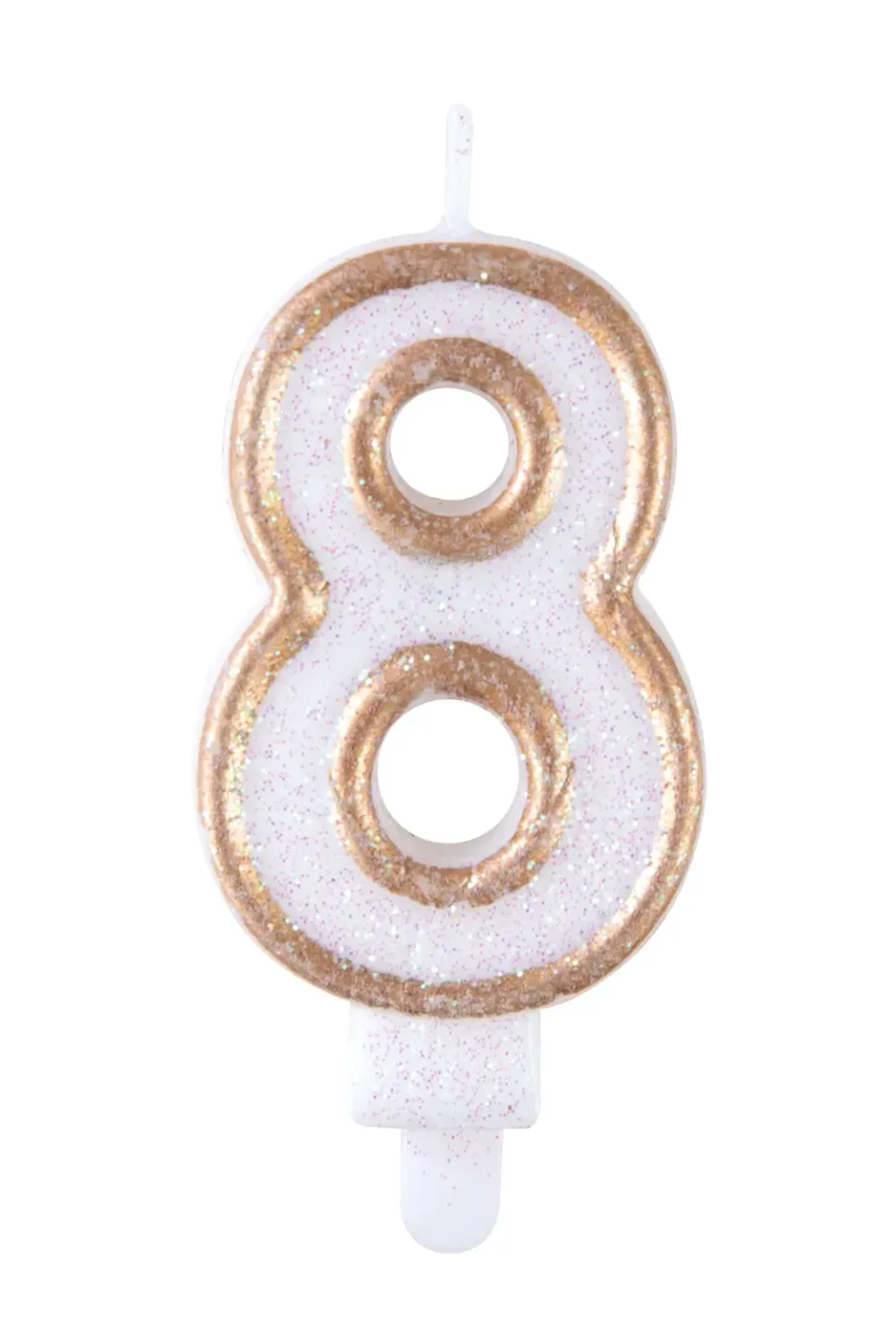 P'tit Clown 21198 candela numero 8 oro per torta
