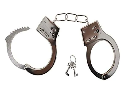 P'tit Clown Manette metallo poliziotto adulto