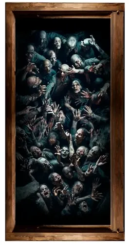 Fiestas Guirca Adesivo Zombie 30x90 cm pavimento