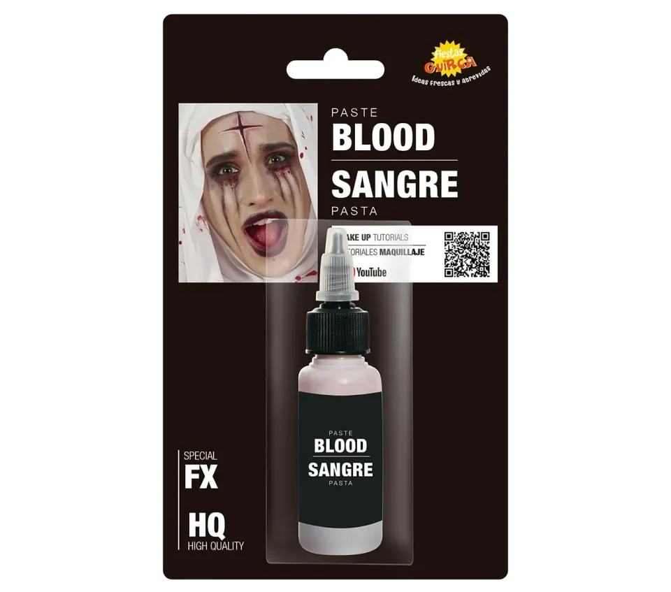 Guirca Sangue in Pasta Sangue Finto per Ferite Halloween