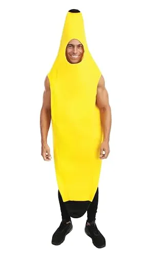 P'tit Clown Banana costume adulto taglia unica frutta