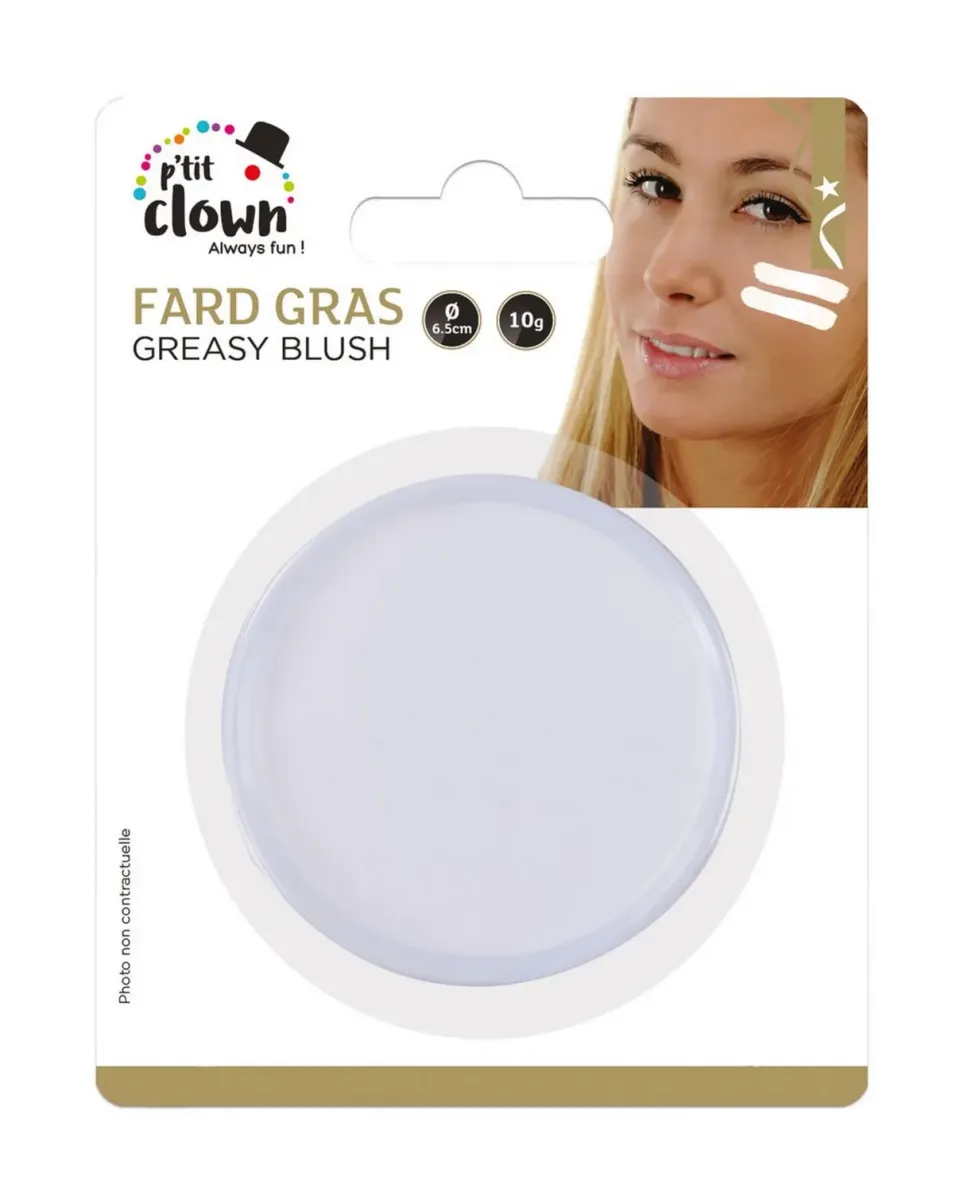P'tit Clown palette trucco bianco grasso viso