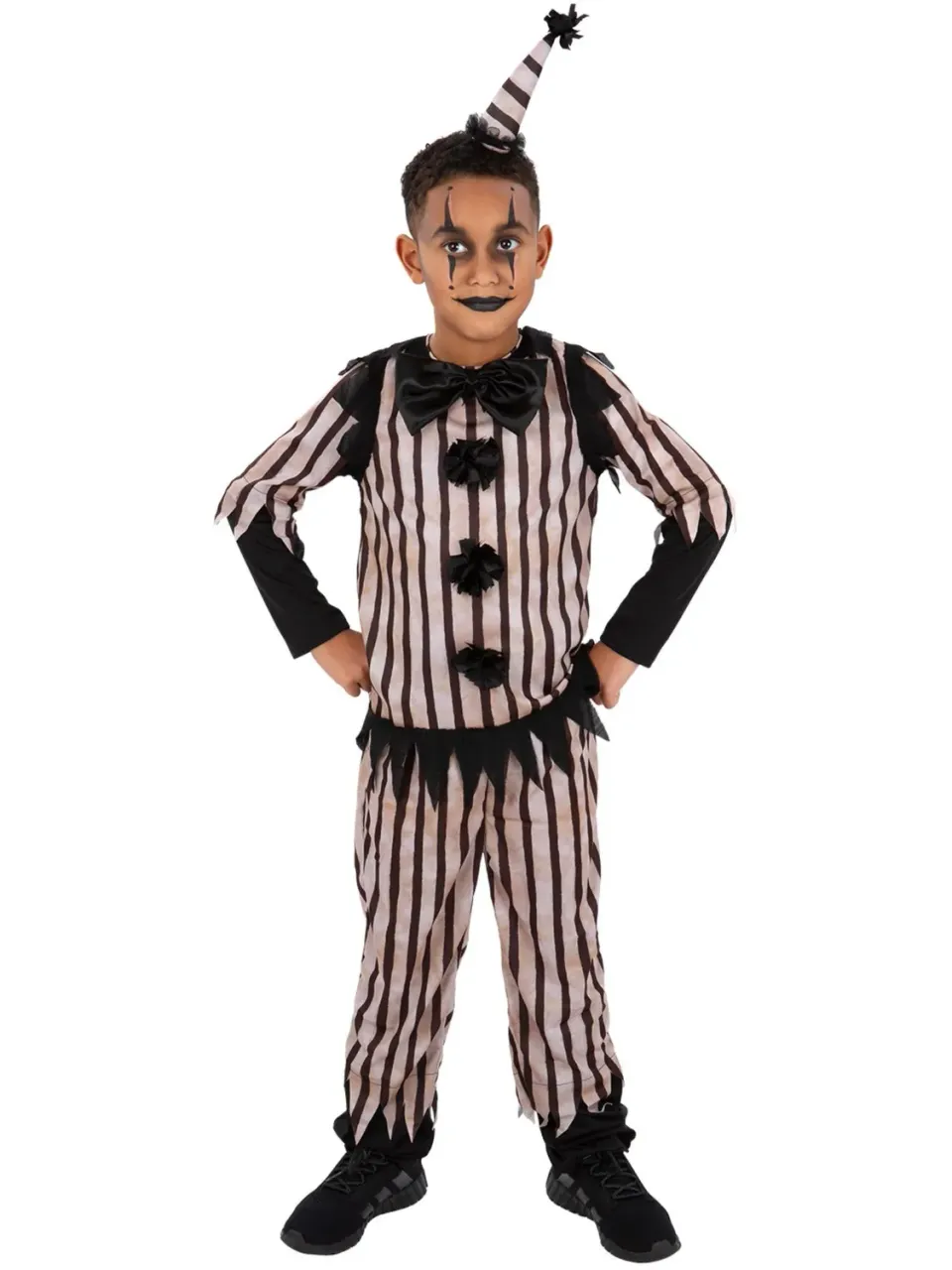 Smiffys Dark Vintage Clown costume bambino horror 4-12 anni