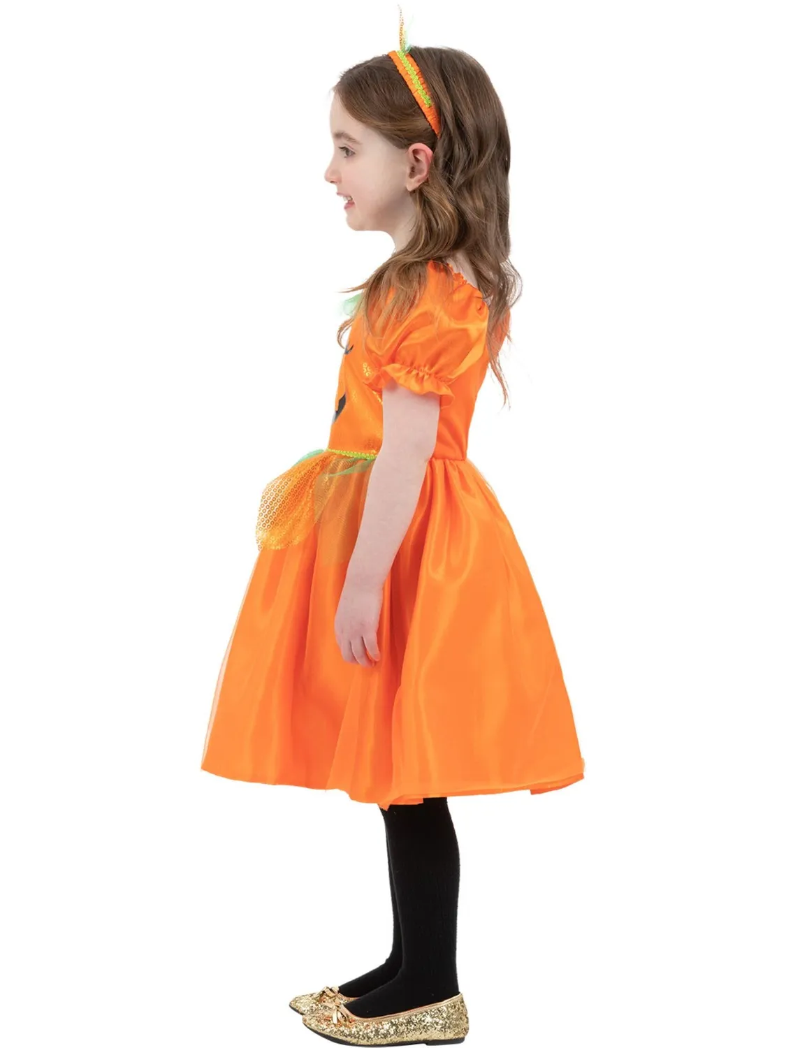 Smiffys Pumpkin costume zucca bambina arancione 1-6 anni