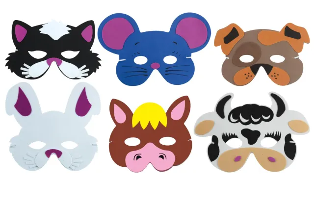 P'tit Clown 56054 maschera lupo animali bambino