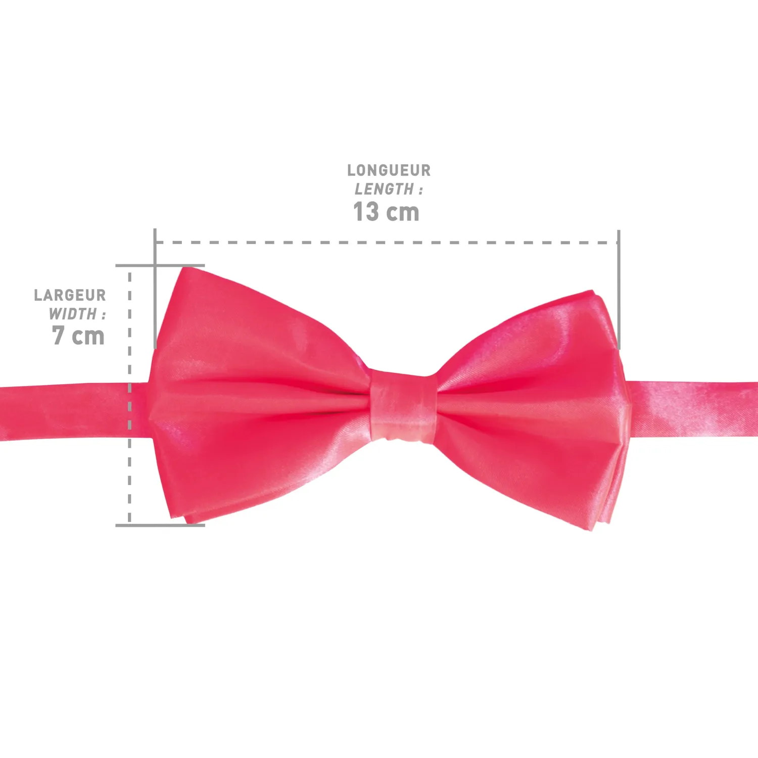 P'tit Clown 11893 Papillon Rosa Fluo Adulto Regolabile