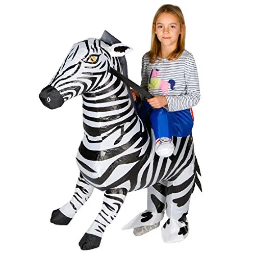 Bodysocks zebra costume gonfiabile bambini 5-11 anni