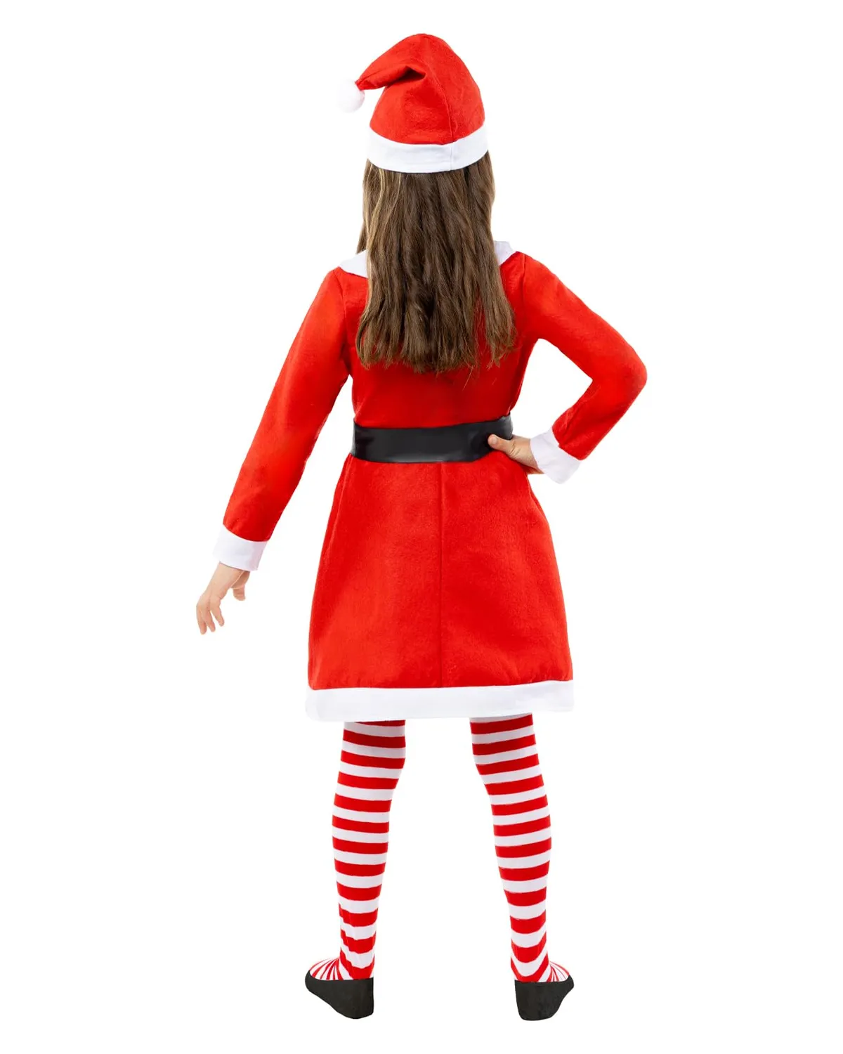 Funidelia Miss Mamma Natale Costume Bambina 7-9 anni rosso