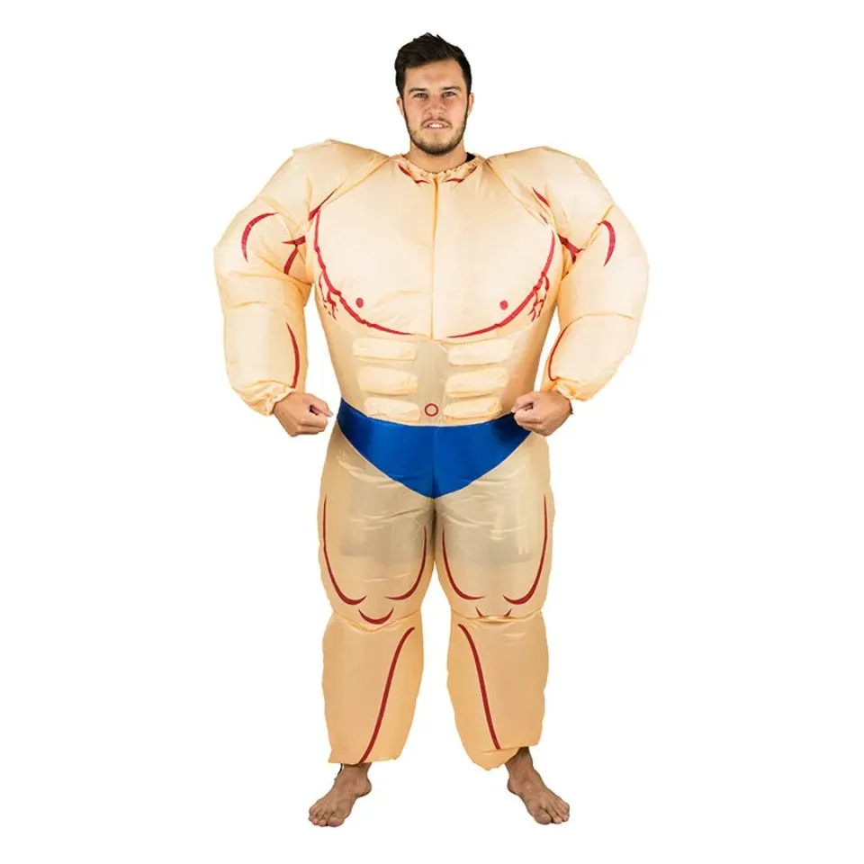 Bodysocks Bodybuilder costume gonfiabile adulto muscoloso